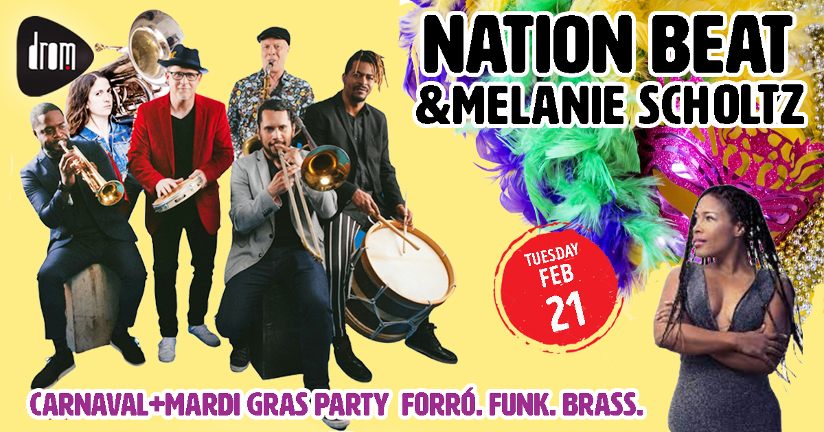 Mardi Gras & Brazilian Carnival Night with Nation Beat - Dromnyc.com
